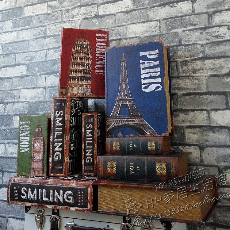 玄关收纳盒创意饰品抽屉办公桌书房书桌摆件道具书皮革木质首饰盒,家居饰品,摆件礼盒/套组,淘宝优惠券,粉丝福利购,淘宝优惠卷