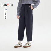 子女装 三福休闲裤 509921 简约松紧高腰宽松时尚 哈伦裤 2025新款 秋季