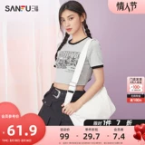 三福 Сумка через плечо, вместительная и большая модная сумка на одно плечо, коллекция 2023, в корейском стиле