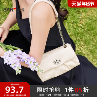 三福包包女式2025新款链条包斜挎包质感小包包超火通勤单肩腋下包