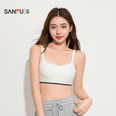 休闲运动风裹胸上衣504797 时尚 三福女春季 全包裹连杯吊带背心