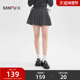 学院风有内衬百褶裙A字半身裙子女装 三福短裙2026新款 春季 514435