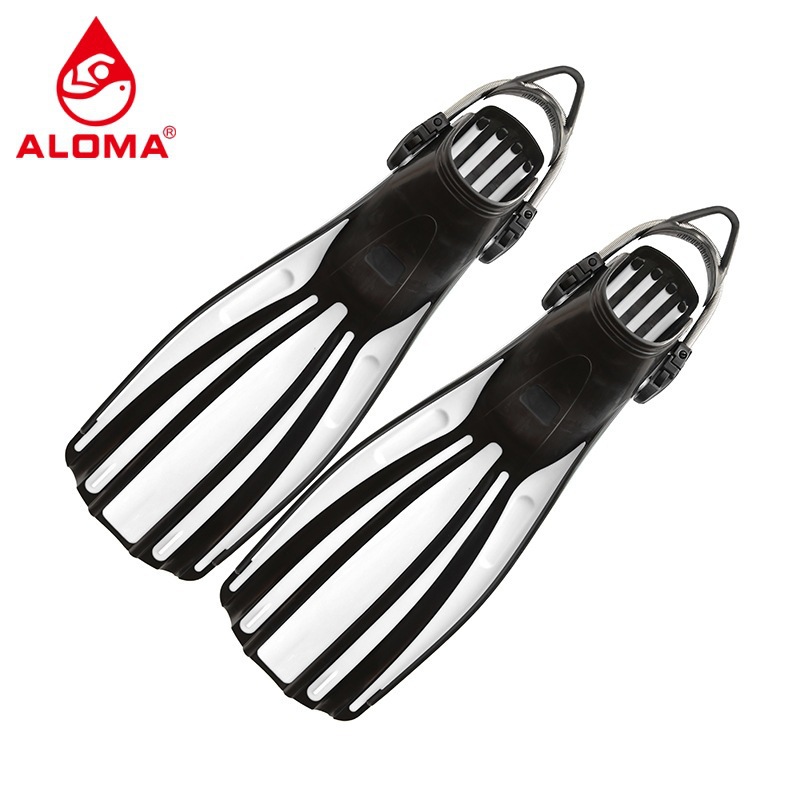 自由潛深潛可調節長腳蹼配潛水靴