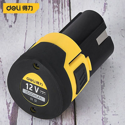 得力(deli)锂电钻锂电池手电钻电起子充电电池12V电池(适用DL6261