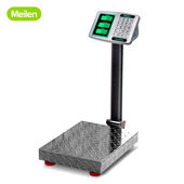 Meilen称重电子秤商用台秤防水可折叠电子称不锈钢食物超市水果市