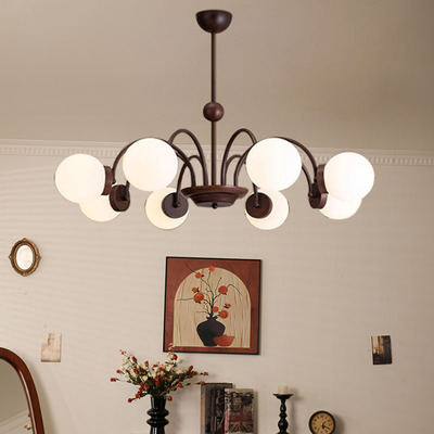 法式复古吊灯中古风魔豆吊灯