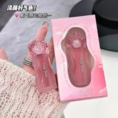 Gegebear绒雾奶霜唇泥哑光雾面唇釉学生党女日常素颜显白不易沾杯