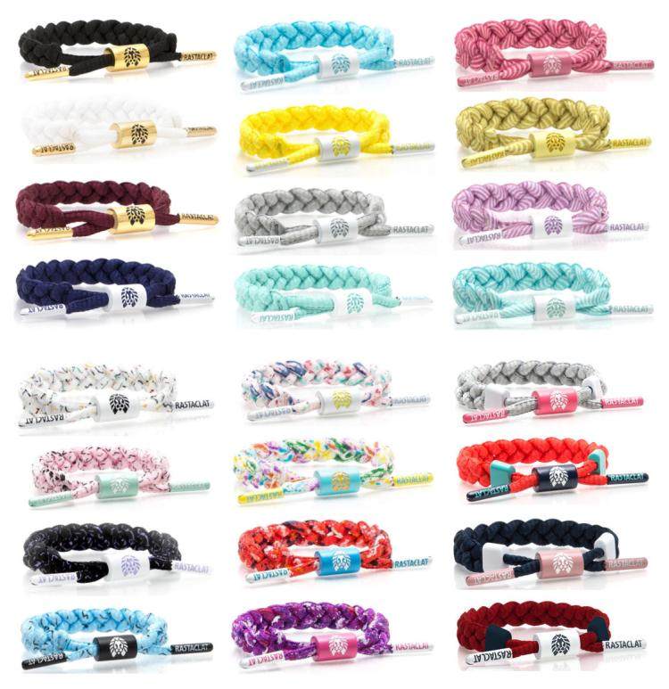 RASTACLAT 品牌官方授权街头 纯色 热浪 北欧系列 迷你款鞋带手链