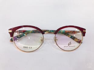 光学架 实体店专柜 保罗西蒙TR时尚 保罗西蒙眼镜架 2002 Blxm