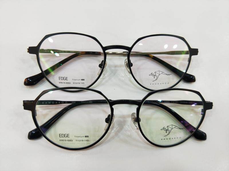 袋鼠变脸套镜眼镜架 KANGAROO/纯钛带偏光夜视夹片镜框KP619-6003