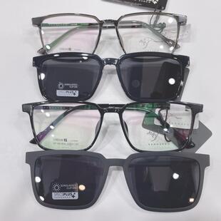 袋鼠眼镜架 2025款KANGAROO/袋鼠变脸框架 超轻TR+B钛 KP124-1014