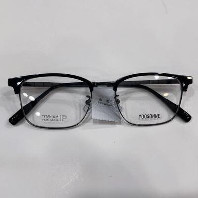 佑森眼镜架 YOOSONNE/佑森超轻纯钛休闲舒适经典商务配镜框 Y6055