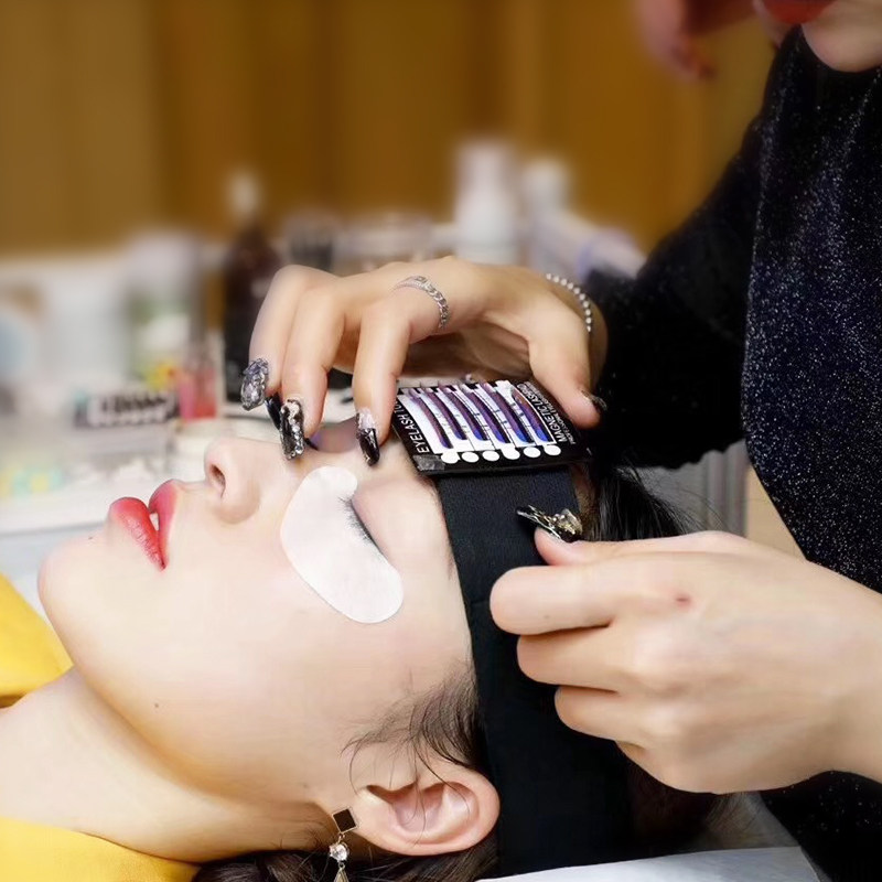 匠心美睫嫁接睫毛悬磁头巾 种植辅助工具 嫁接假睫毛额头贴可移动