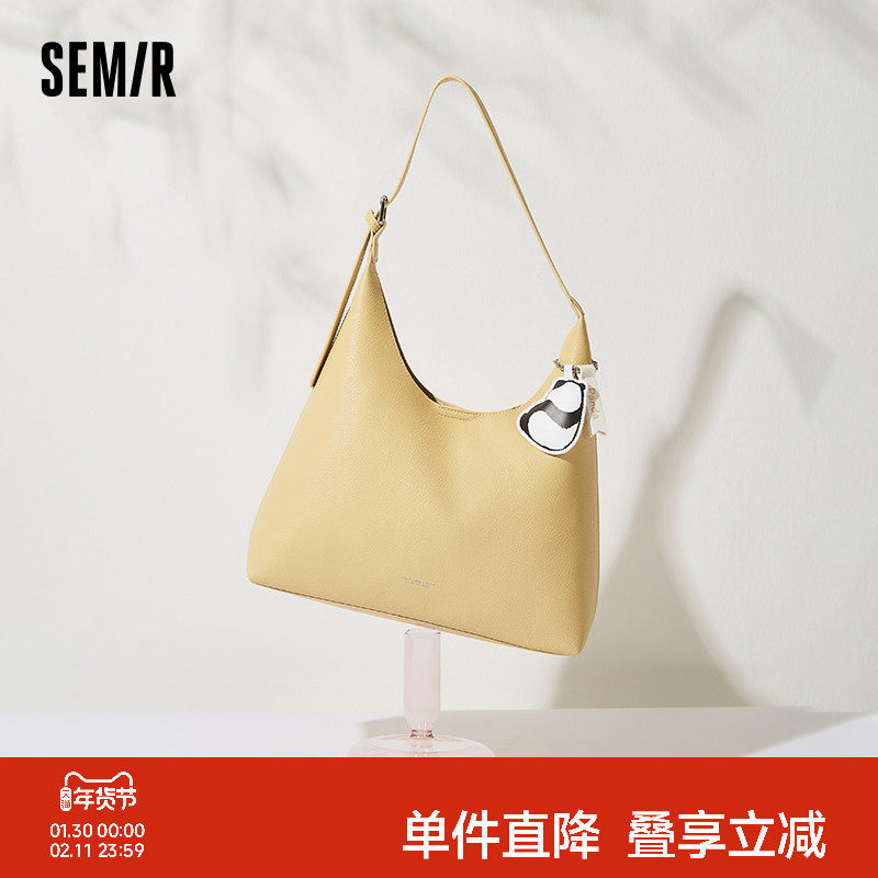 森马包包托特袋女2024新款大容量子母包简约休闲手提包温柔单肩包