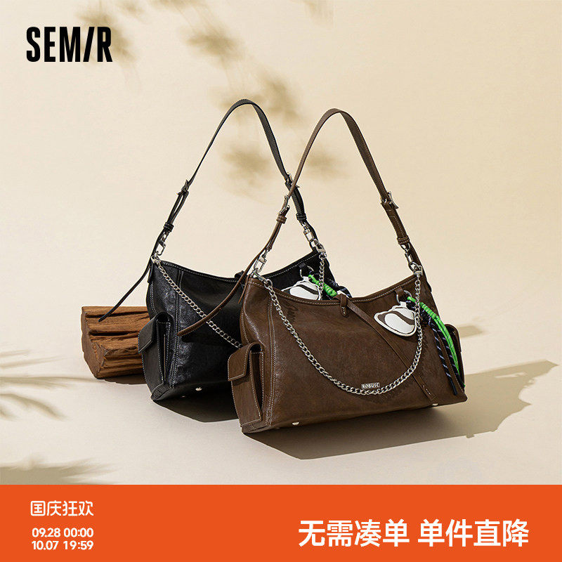 森马包包女托特包多口袋工装