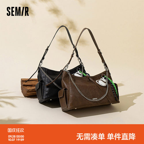 森马包包女托特包多口袋工装