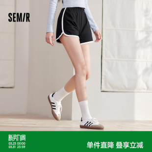夏季 女款 子短裤 纯棉睡裤 女 休闲裤 新款 宽松睡裤 森马家居短裤 运动裤