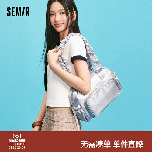 森马时尚精致手提单肩通勤痛包女