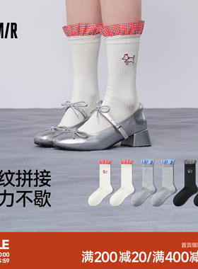 森马女士袜子秋冬季2026款花边袜