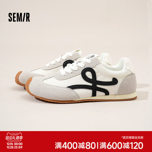 Semir女鞋小歪头复古德训阿甘鞋