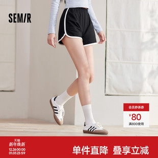 夏季 女款 子短裤 纯棉睡裤 女 休闲裤 新款 宽松睡裤 森马家居短裤 运动裤