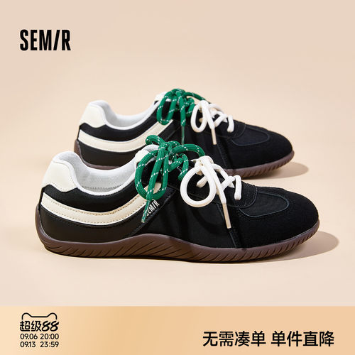 Semir女鞋复古经典时尚德训鞋