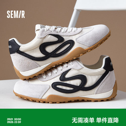Semir新款透气休闲百搭德训鞋女