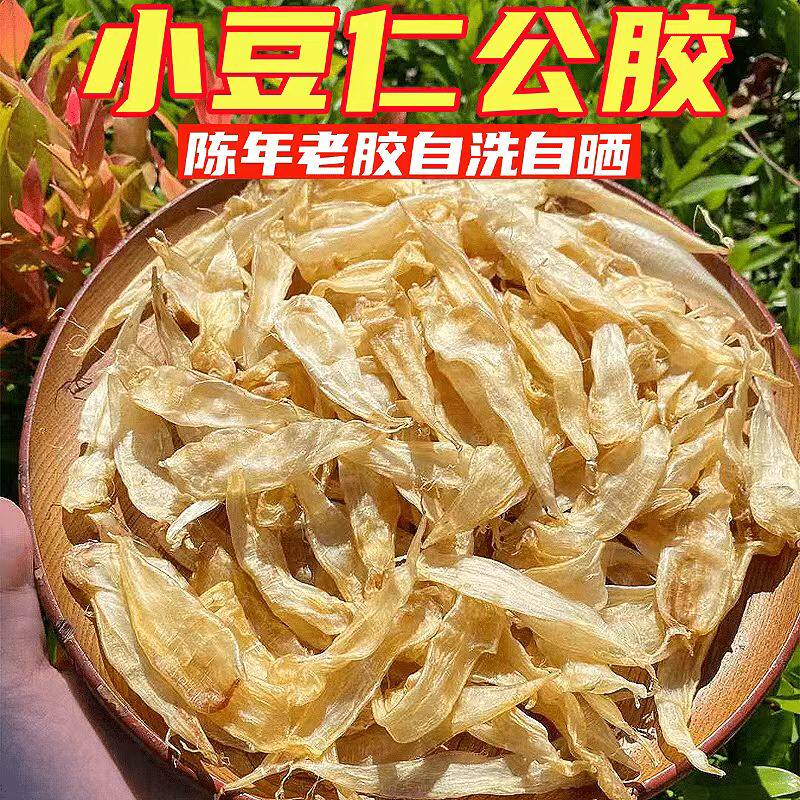 豆仁胶鱼胶花胶鱼鳔炖花胶汤孕妇滋补品大个豆仁胶小孩胶