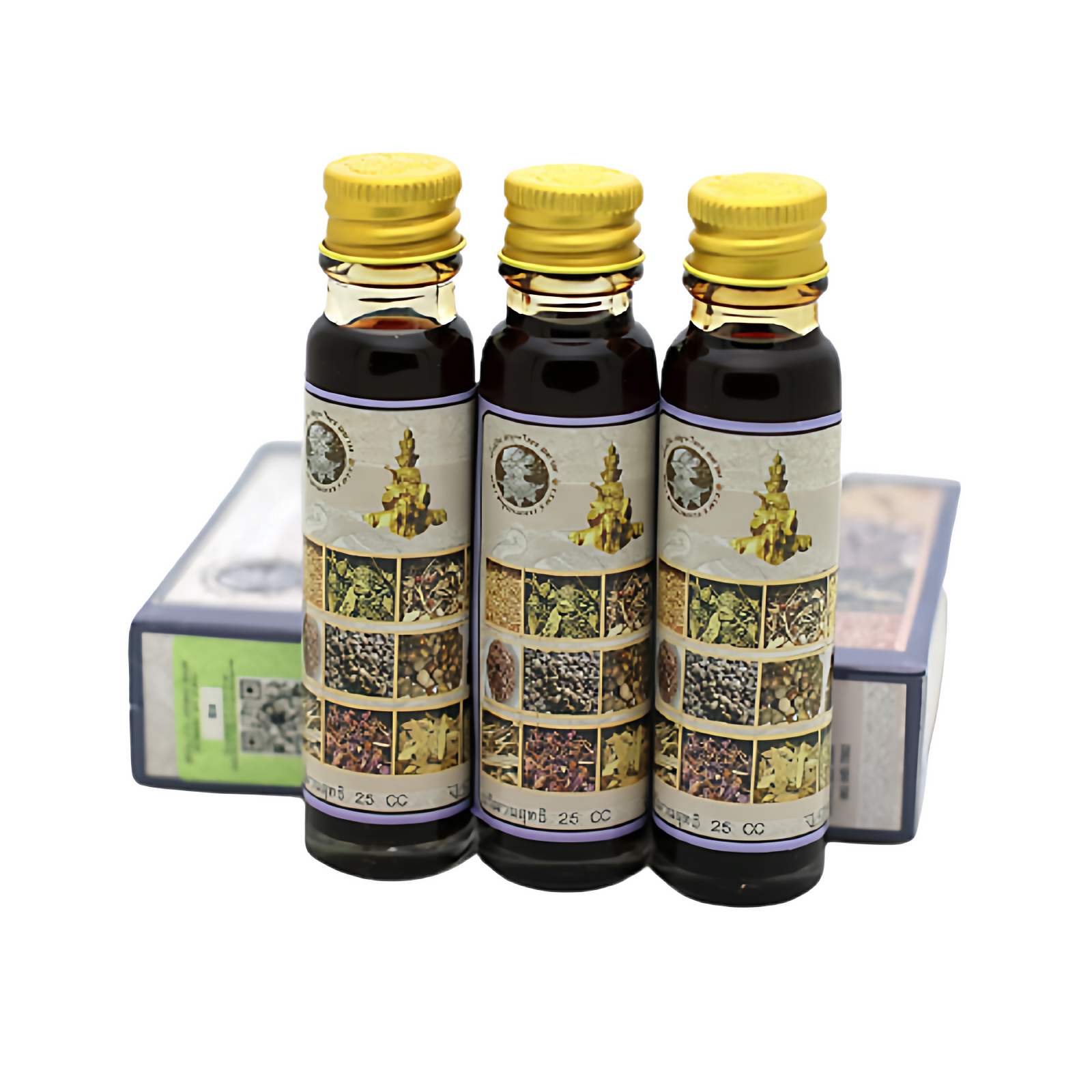 泰国十八籽油原装代购第三代18籽油哈努曼小神油新包装三瓶