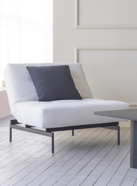 依诺维绅北欧简约客厅单人位沙发ILB布艺可折叠组合多功能沙发椅