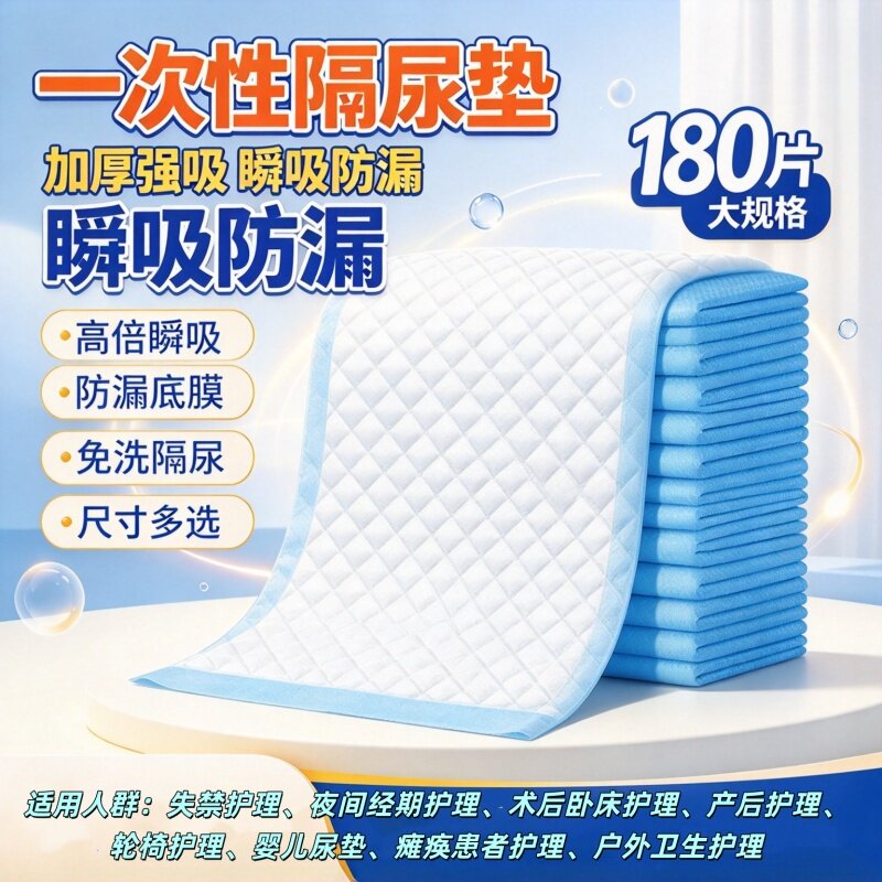 加厚成人隔尿垫一次性老人用护理垫婴儿产妇产褥垫大尺寸床垫尿垫