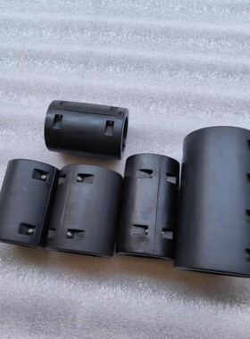 尼龙压块套5060套80电池设备专用滚筒长度调节76套96黑色辊筒隔套