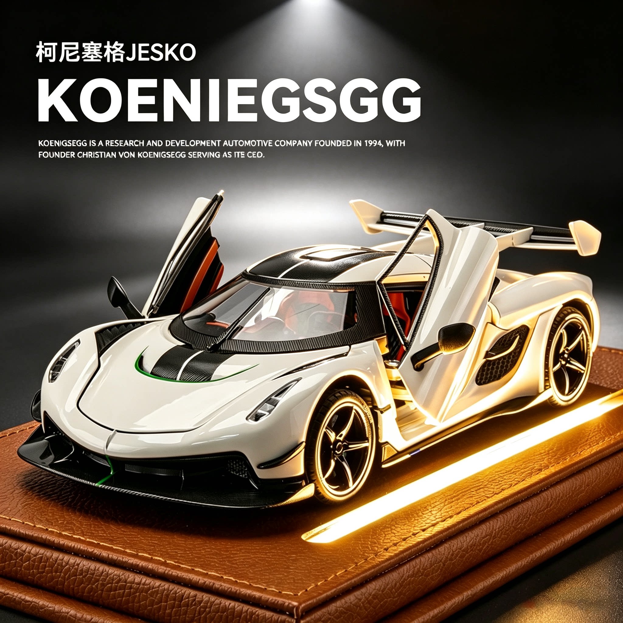 德国柯尼塞格jesko车合金跑车男