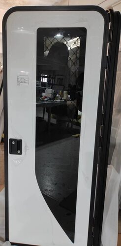 房车门 拖挂中门上车门刀型门美式车门 带遮阳帘防蚊