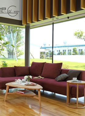 光无垠日本Karimoku进口大小户型布艺沙发组合客厅多人现代简约