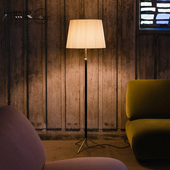 光无垠西班牙Santa&Cole客厅落地灯进口布艺美式 简约床头卧室彩色