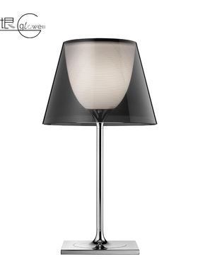 意大利原装进口Flos Ktribe T1 暗色高透光灯罩不锈钢桌灯 台灯