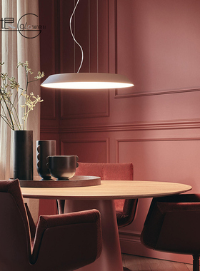 Artemide意大利进口设计简约书房客厅吊灯楼梯间卧室LED圆形 Febe