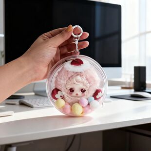 SKULLPANDA不眠剧场耳机包发霉小蛋糕零钱包保护套娃包防尘罩壳