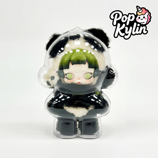 熊怠怠保护套sp熊猫泡泡玛特娃衣skullpanda保护壳衣服毛绒吊卡