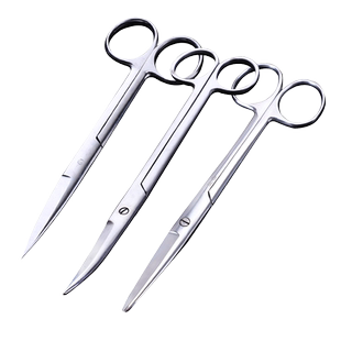 医用不锈钢剪刀直尖弯头剪子外科手术眼科小剪刀拆线剪组织剪