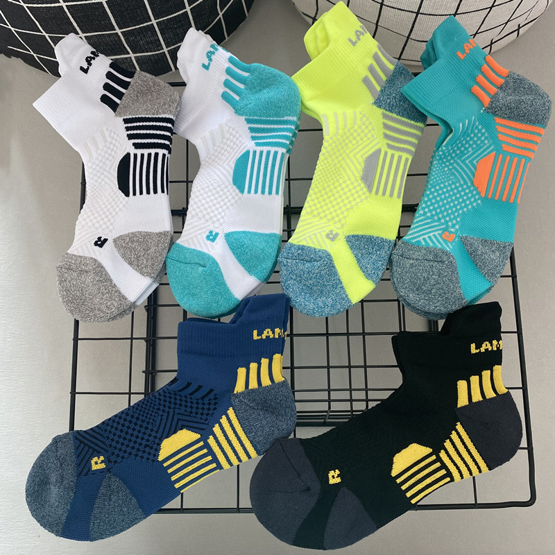 男女跑步运动袜短筒速干