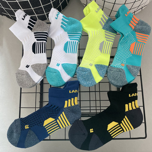 男女跑步运动袜短筒速干