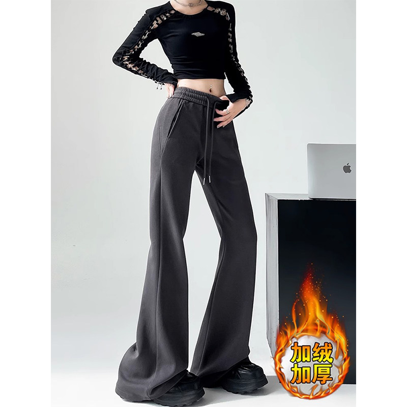 梨形身材穿搭大码微喇瑜伽裤女春秋季高腰mm显瘦运动马蹄喇叭长裤,女装/女士精品,大码裤装,淘宝优惠券,粉丝福利购,淘宝优惠卷