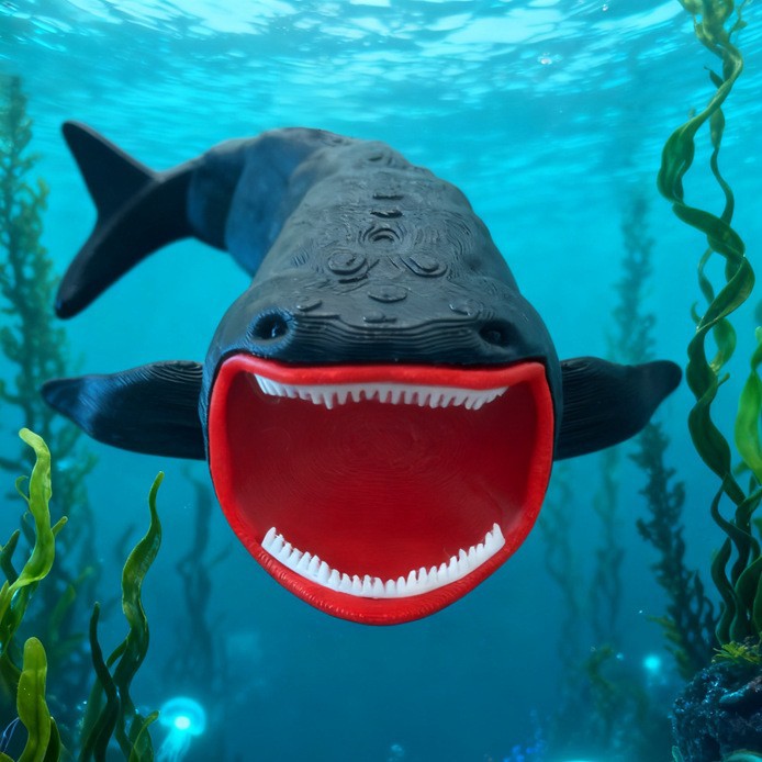食海者模型3D打印深海迷航巨兽3D模型摆件