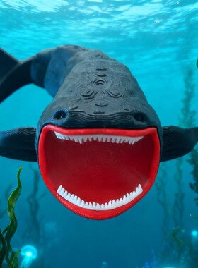 食海者模型3D打印深海迷航巨兽海怪玛雅布鲁怪兽摆件桌面儿童玩具