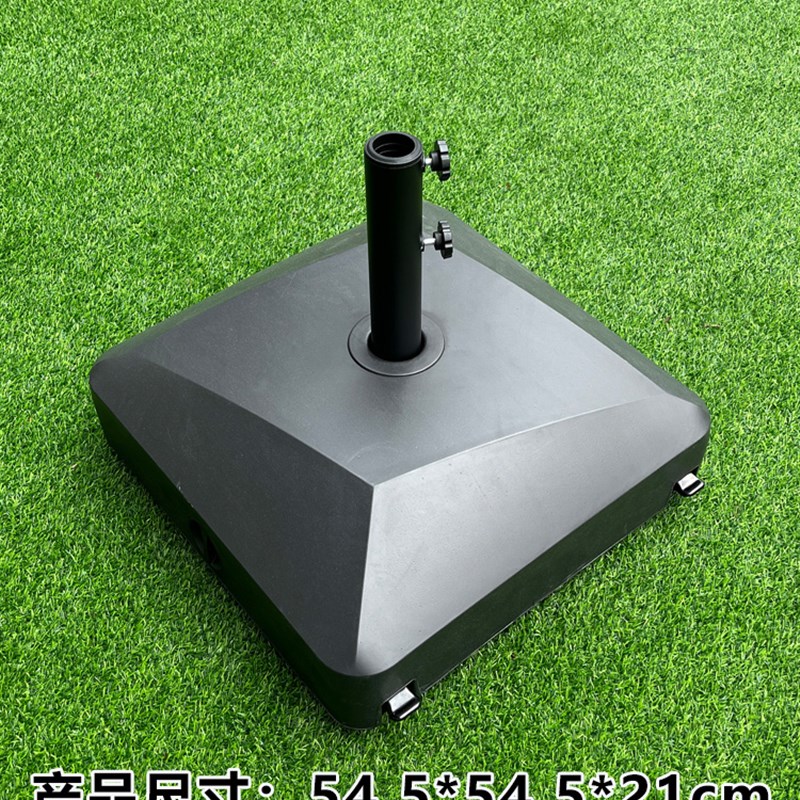 带轮子的户外遮阳伞注水底座 加水伞墩子摆摊雨伞底座大伞固定器图片
