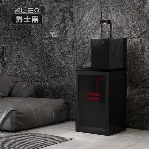 莱易欧工业风底滤缸超白玻璃鱼缸客厅家用全套造景水族箱