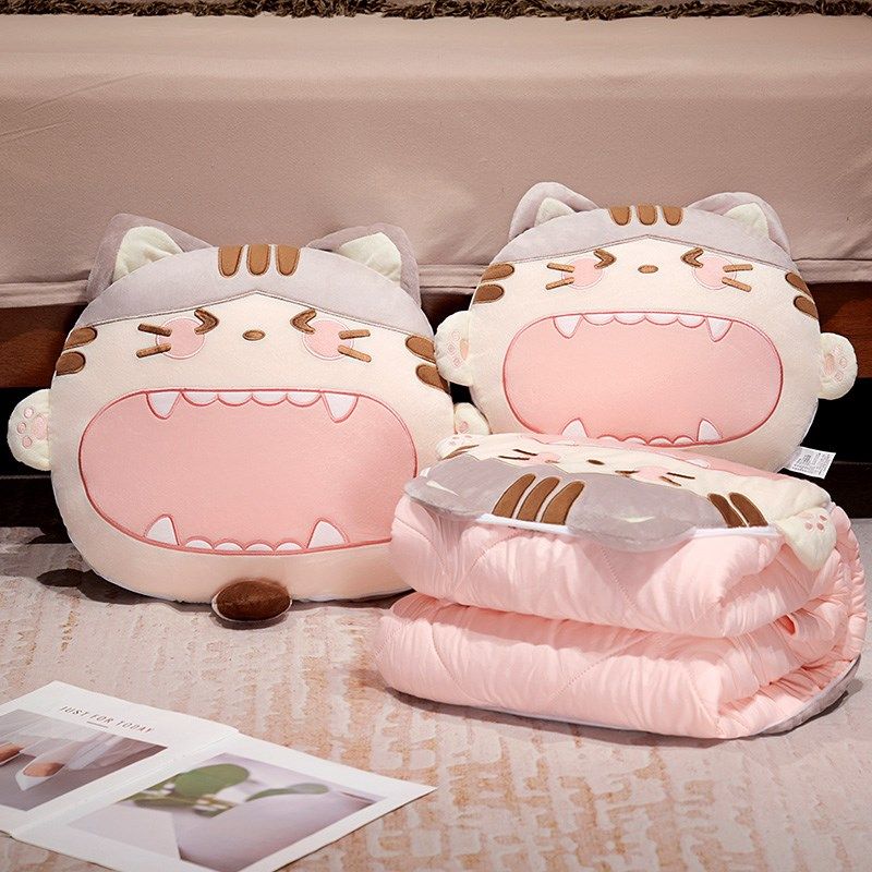 抱枕被子两用加厚办公室折叠午睡枕头毯子二合一沙发小靠枕汽车载,居家布艺,抱枕被,淘宝优惠券,粉丝福利购,淘宝优惠卷