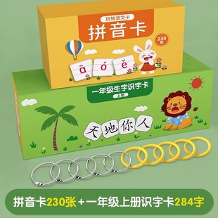 拼音卡片幼小衔接aoe汉语字母一年级声母韵母表教具拼读训练神器